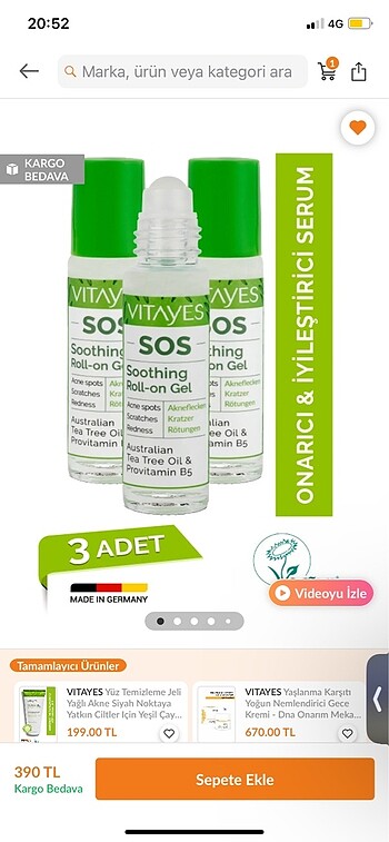 Vitayes SOS serum