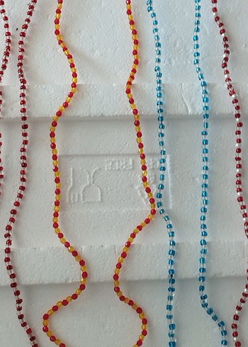 Renkli Boncuklu Kadın gözlük Zinciri - Görsel 2