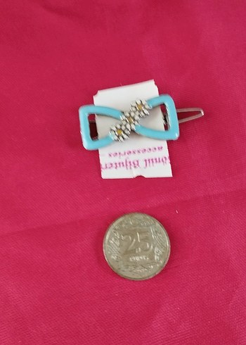 Renkli Turkuaz Tokalı Çocuk Toka - Görsel 2