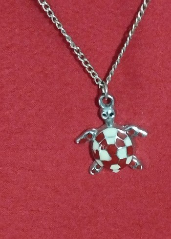 Renkli iMini Deniz Kaplumbağası Kolye - Görsel 4