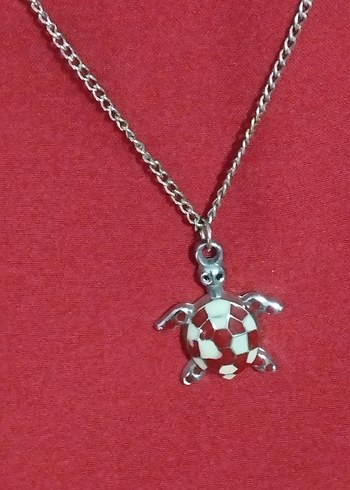 Renkli iMini Deniz Kaplumbağası Kolye - Görsel 3