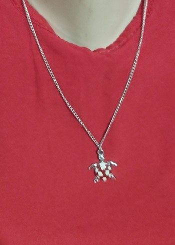 Renkli iMini Deniz Kaplumbağası Kolye - Görsel 2