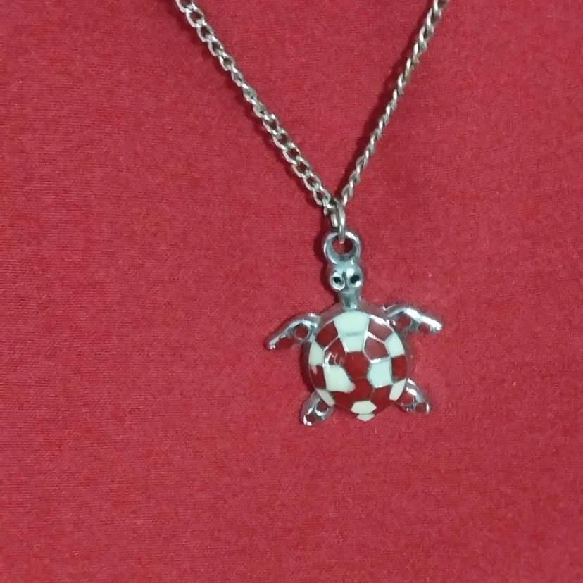 Renkli iMini Deniz Kaplumbağası Kolye - Görsel 4