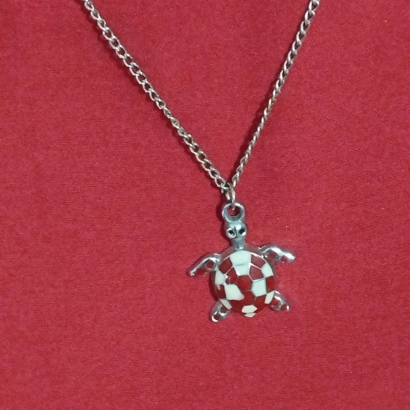 Renkli iMini Deniz Kaplumbağası Kolye - Görsel 3