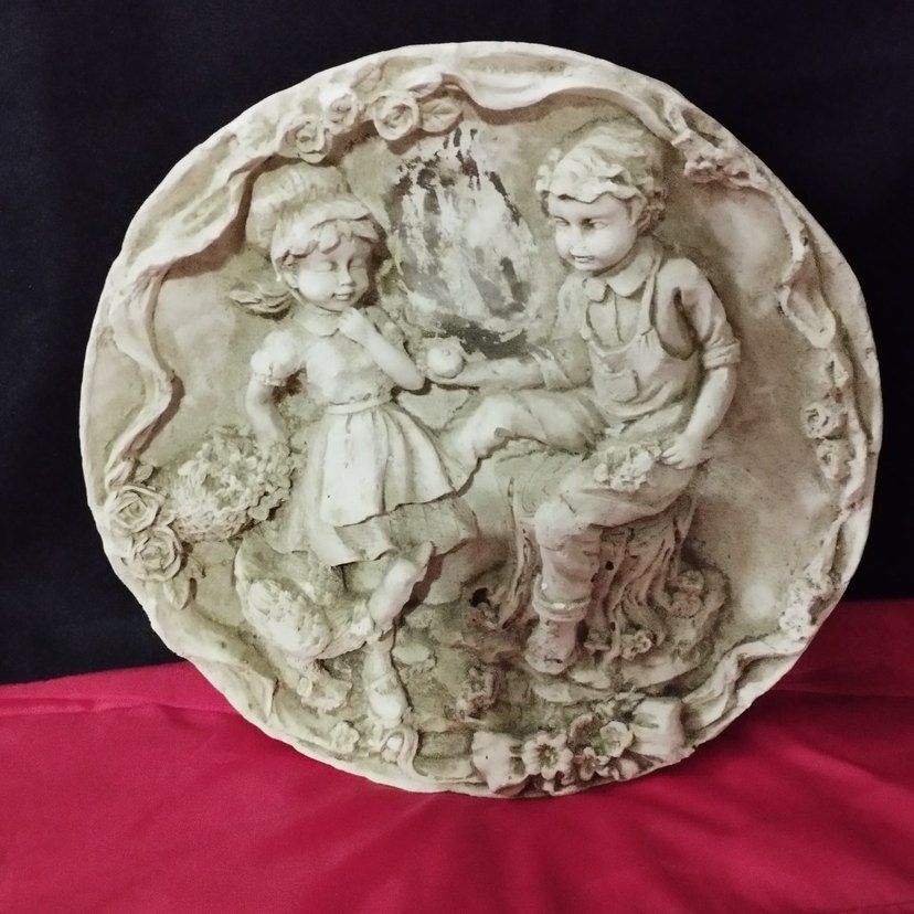 Bej Gri Çocuk Figürlü Dekoratif Tablo - Görsel 3