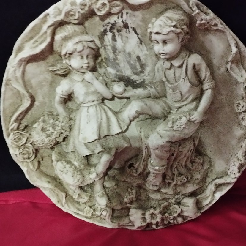 Bej Gri Çocuk Figürlü Dekoratif Tablo - Görsel 2