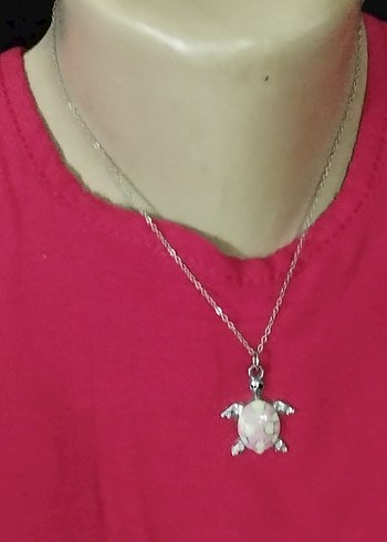 Renkli Boncuklu Kaplumbağa Kolye - Görsel 3