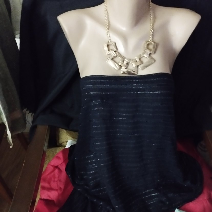 Zincir Detaylı Altın Rengi Midi Kolye - Görsel 5