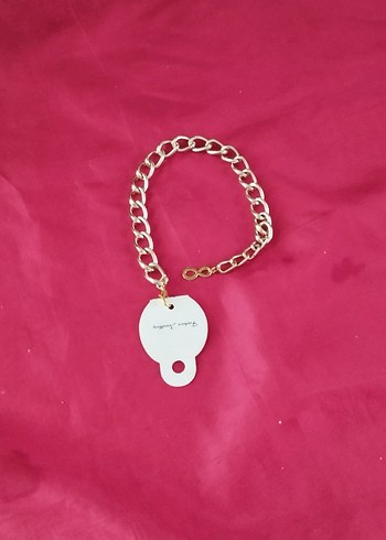 Zincir Detaylı Minimalist Kadın Bileklik - Görsel 2