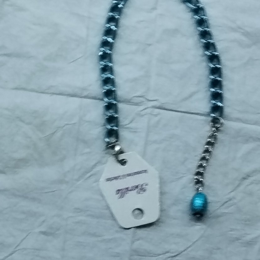 Parlak Turkuaz Zincir Detaylı Kadın El Zinciri özel tasarım - Görsel 4