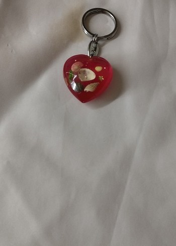 Boncuklu Renkli Kalp Anahtarlık - Görsel 4