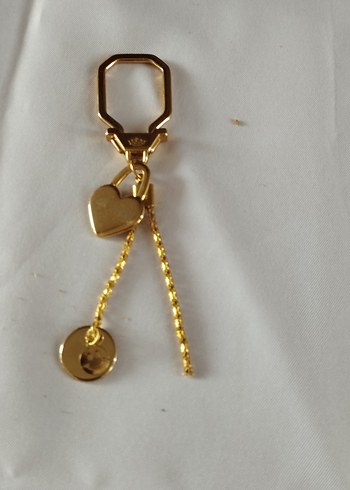 Altın Renk Zincir Detaylı Kadın Anahtarlık özel tasarım tek ürün - Görsel 2