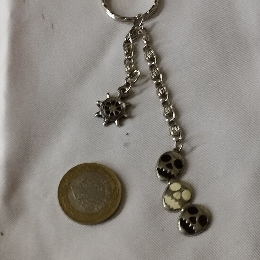 Zincir Detaylı Punk Tarzı Anahtarlık - Görsel 3