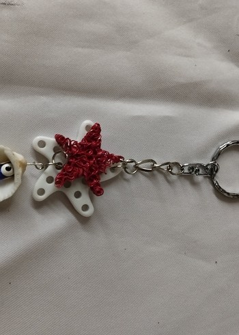 Boncuklu Renkli Bohem Anahtarlık özel tasarım tek ürün - Görsel 5