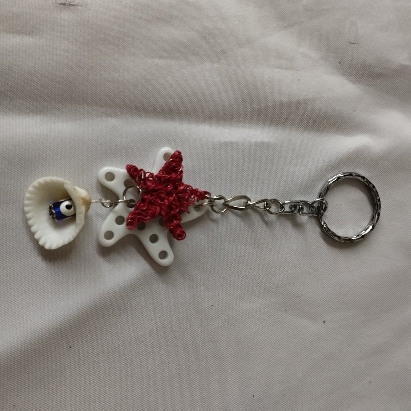 Boncuklu Renkli Bohem Anahtarlık özel tasarım tek ürün - Görsel 5