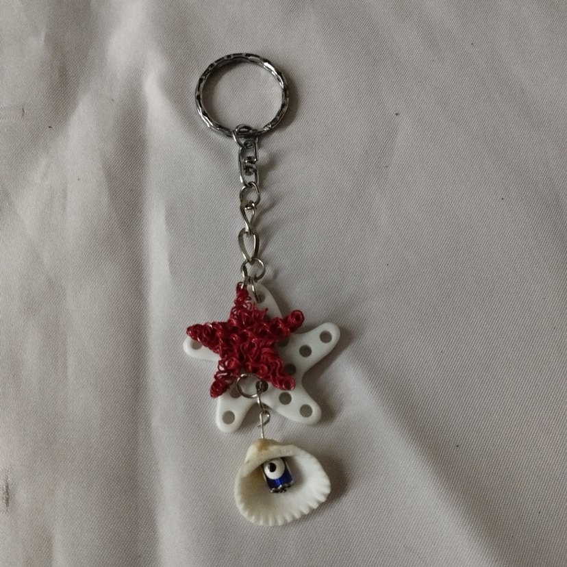 Boncuklu Renkli Bohem Anahtarlık özel tasarım tek ürün - Görsel 2