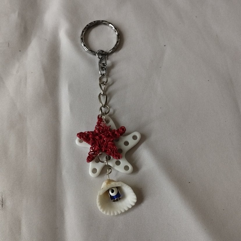 Boncuklu Renkli Bohem Anahtarlık özel tasarım tek ürün - Görsel 3