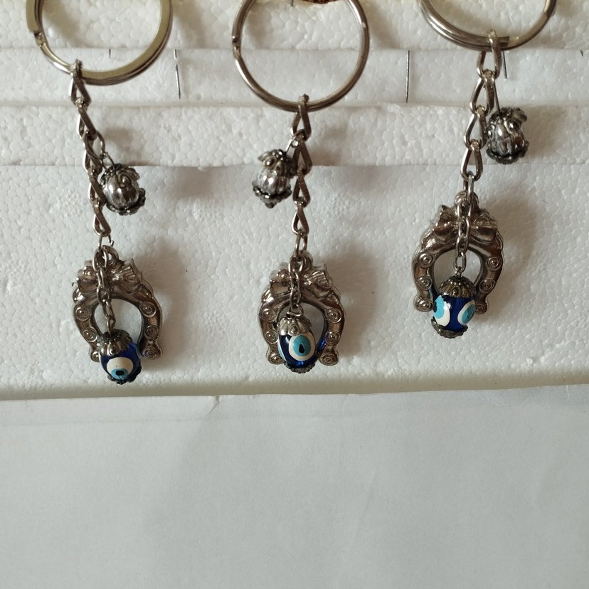 Renkli Bohem Zincir Detaylı Kadın Anahtarlık - Görsel 2