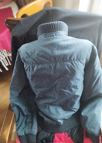 Gri Fermuarlı Erkek yağmurluk - Görsel 5