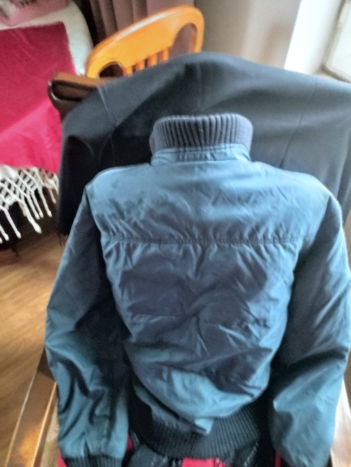 Gri Fermuarlı Erkek yağmurluk - Görsel 4