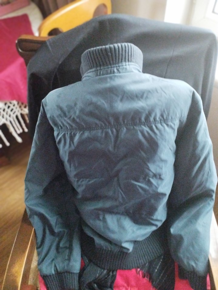 Gri Fermuarlı Erkek yağmurluk - Görsel 5