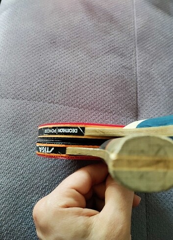 İki masa tenisi raketi 4 top - Görsel 7