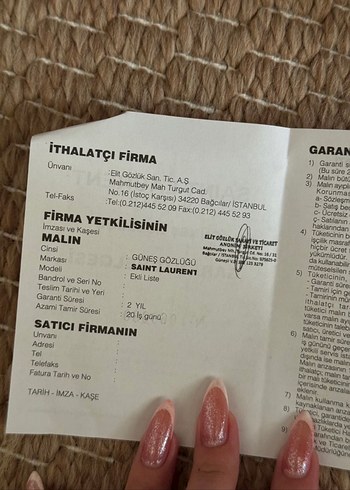 Ysl Mica Güneş Gözlüğü Çerçeve - Görsel 7