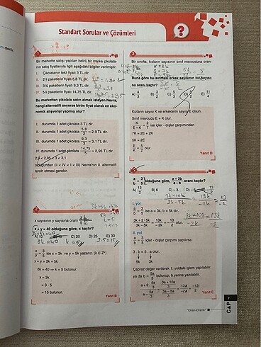  Beden Renk Çap Yayınları Problemler Matematik 9. sınıf üniversite hazırlık