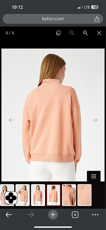 xl Beden pembe Renk koton Yakası Fermuarlı Sloganlı Dik Yaka Sweatshirt kazak sweat