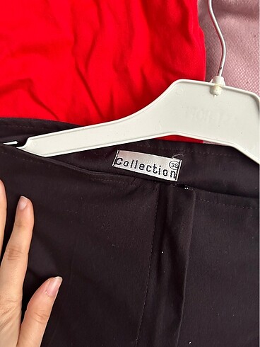 Mango kahverengi palazzo kumaş pantolon boyfriend ispanyol paça kumaş