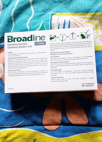 Beden Renk Broadline damlatma çözeltisi 