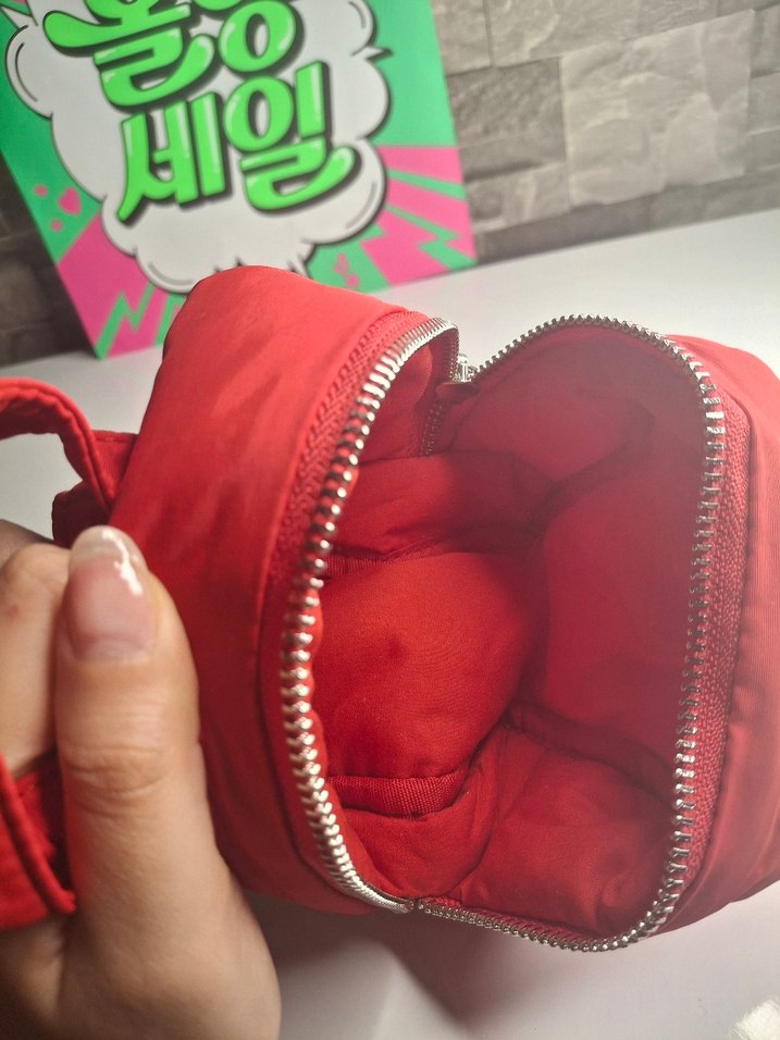 Kırmızı Tırtır çanta+ anahtarlık - Görsel 4