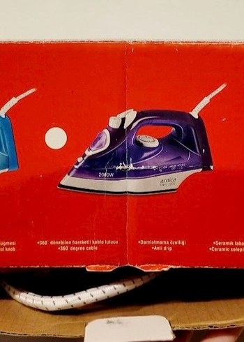 Arnica flora  2000W şok buharlı Elektrikli Ütü - Görsel 2