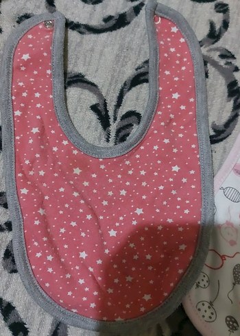 Baskılı Pembe Bebek Önlüğü - Görsel 4