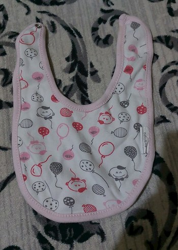 Baskılı Pembe Bebek Önlüğü - Görsel 3