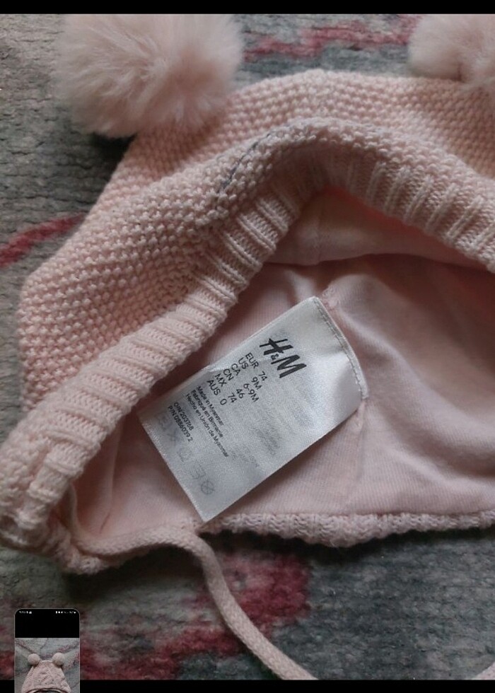 Kız çocuk şapka bere - Görsel 2