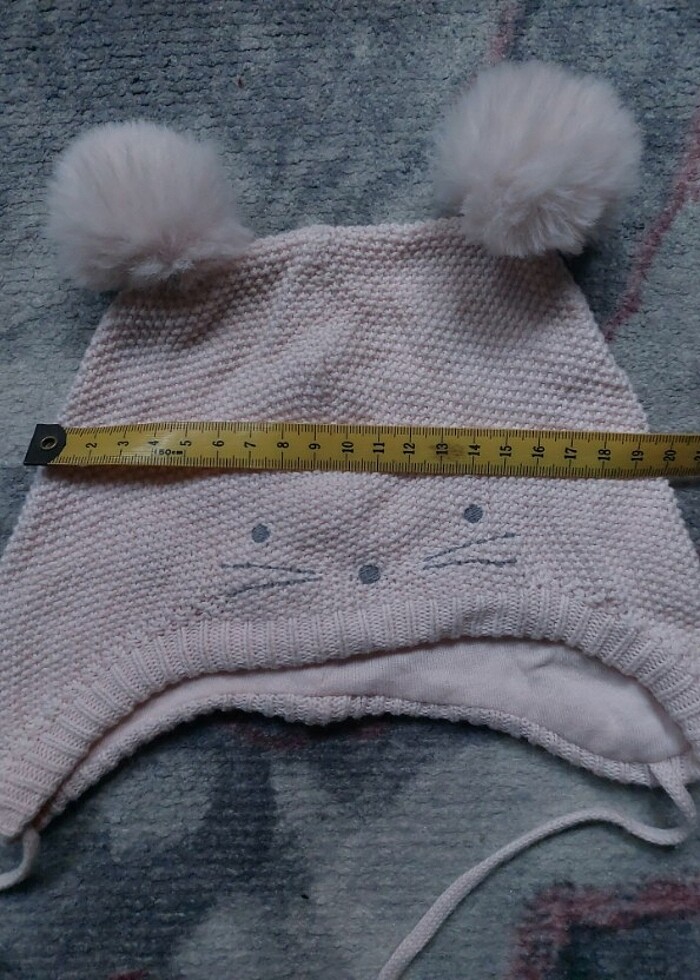 Kız çocuk şapka bere - Görsel 4