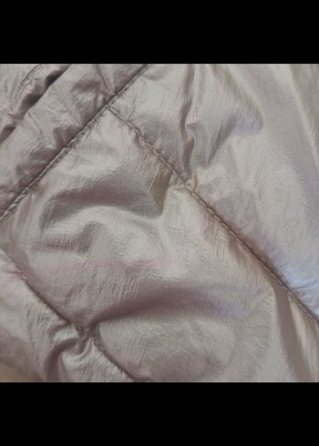 Kız Çocuk Bej Parlak Yelek - Görsel 3