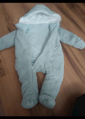 Gri Örgü Bebek Tulumu - Görsel 3