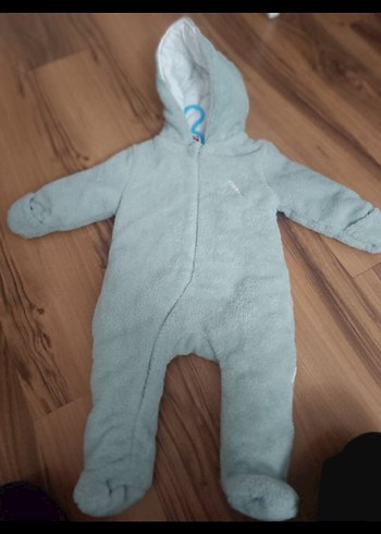 Gri Örgü Bebek Tulumu - Görsel 2