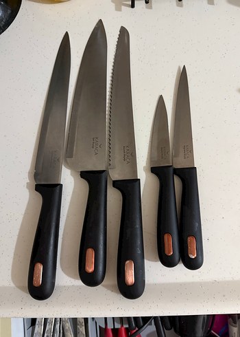 Karaca Overcut Siyah Bıçak Seti - Görsel 3