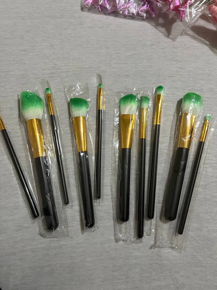 Çok Renkli Makyaj Fırça Seti - Görsel 3