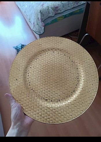  Beden Parlak Altın Renkli Bohem Gold Supla Servis Tabak Seti