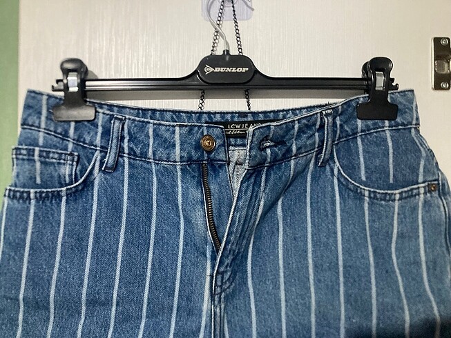 40 Beden Lcw çizgili jean şort