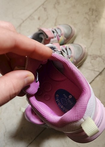 2 adet Kız Çocuk Pembe Bağcıklı Spor Ayakkabı - Görsel 8