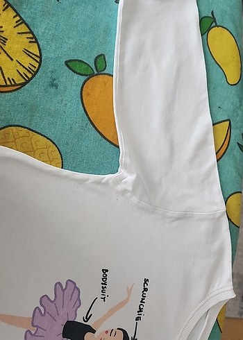 Kız Çocuk Beyaz Baskılı Tişört - Görsel 2