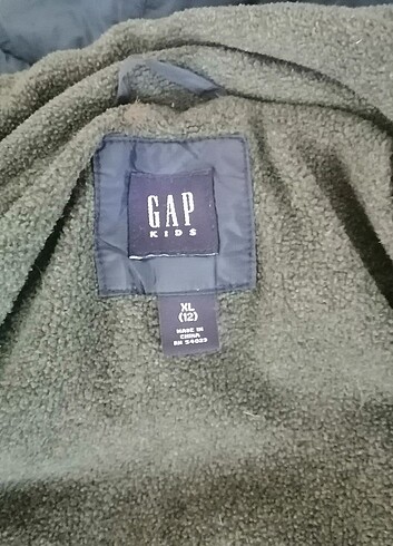 12-13 Yaş Beden mavi Renk GAP çocuk montu
