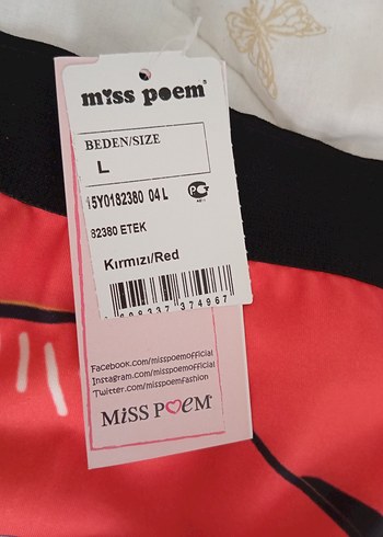 Renkli dudak Baskılı Kalem Etek - Görsel 4