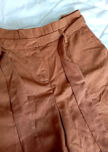 taba rengi kısa şort - Görsel 4