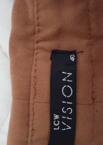 taba rengi kısa şort - Görsel 2